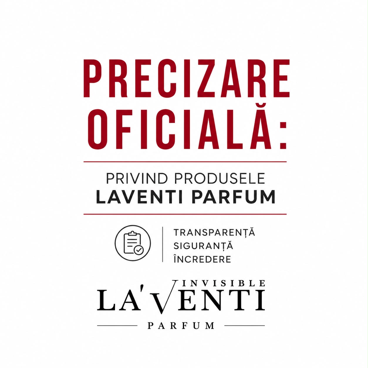 Precizare oficială La'Venti privind produsele — transparență, siguranță, încredere