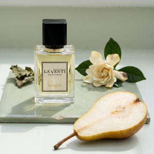 Parfum La'Venti cu note de para, gardenie si patchouli