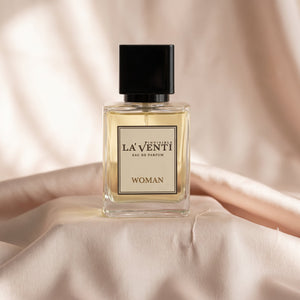 Parfum La'Venti - compozitie florala, prezentare minimalista