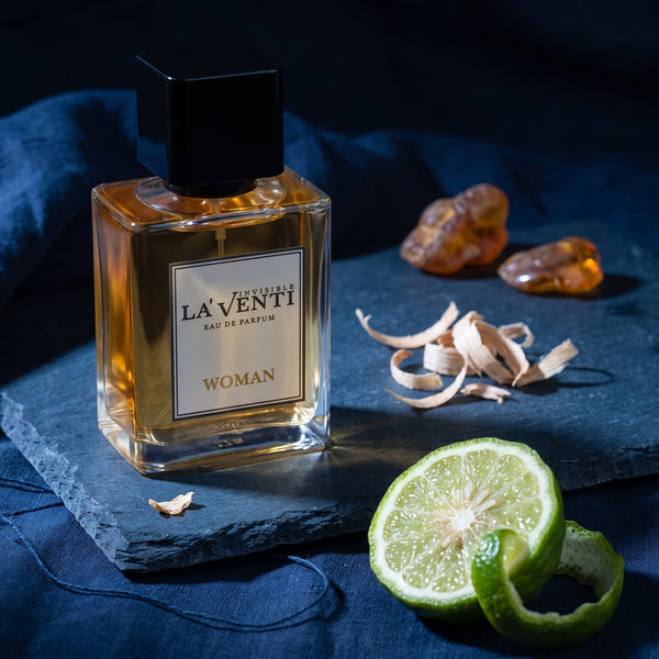 Parfum La'Venti cu note de bergamota, lemn de cedru si rasina de ambra