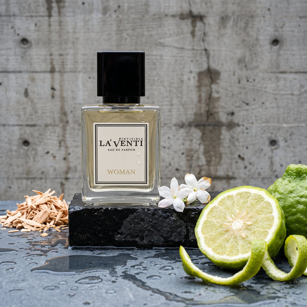 Parfum La'Venti cu note de bergamota, iasomie si lemn de santal