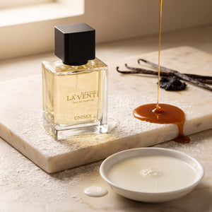 Parfum La'Venti cu note de lapte, caramel si vanilie