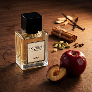 Parfum La'Venti cu note de mar, prune si scortisoara