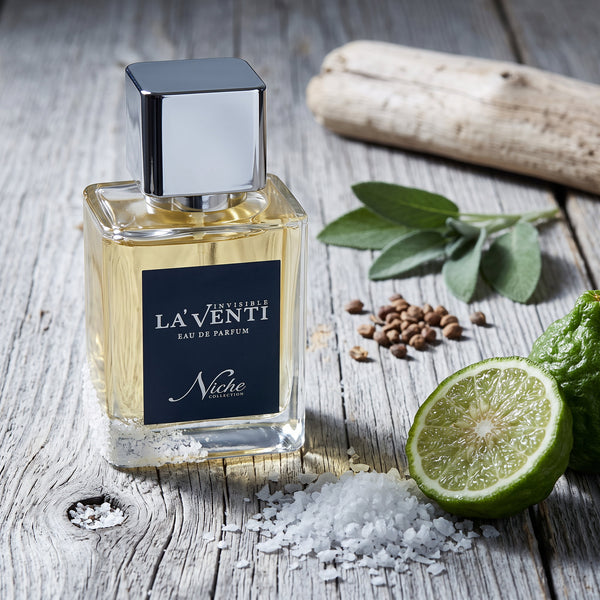 Parfum La'Venti cu note de sare de mare, salvie si lemn plutitor