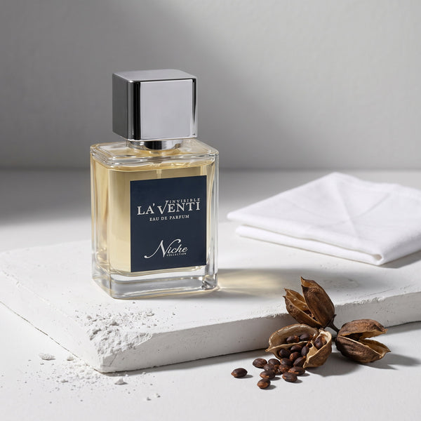 Parfum La'Venti - compozitie minimalista de mosc si ambreta
