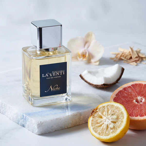 Parfum La'Venti cu note de grepfrut, yuzu si cocos