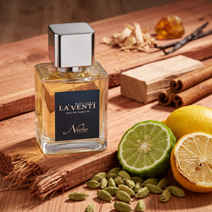 Parfum La'Venti cu note de bergamota, cardamom si scortisoara