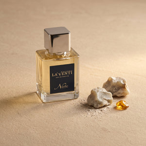 Parfum La'Venti - compozitie moleculara minimalista cu note ambrate