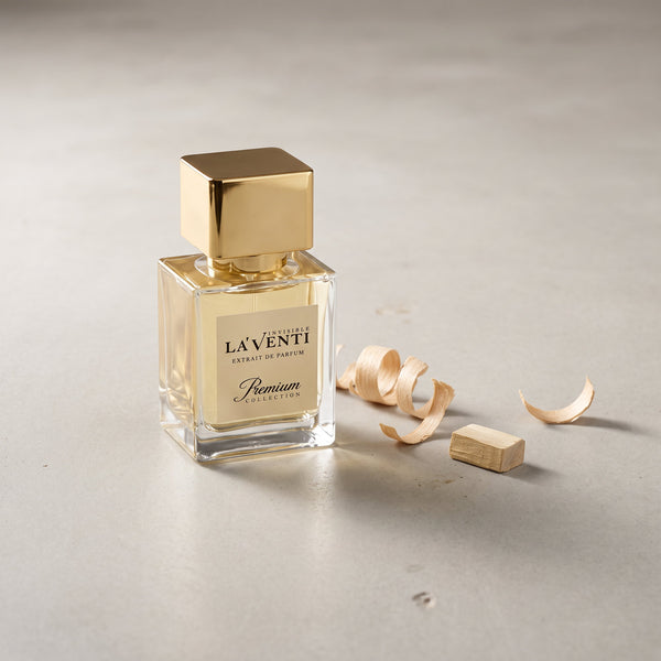 Parfum La'Venti - compozitie moleculara minimalista cu note lemnoase