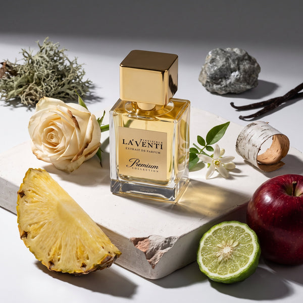 Parfum La'Venti cu note de ananas, bergamota si mosc