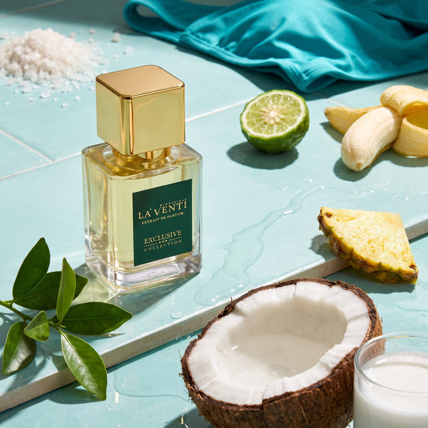 Parfum La'Venti cu note de cocos, ananas si sare de mare