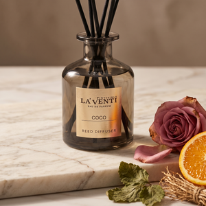Difuzor de cameră La'Venti Coco cu trandafir, portocală, patchouli și vetiver